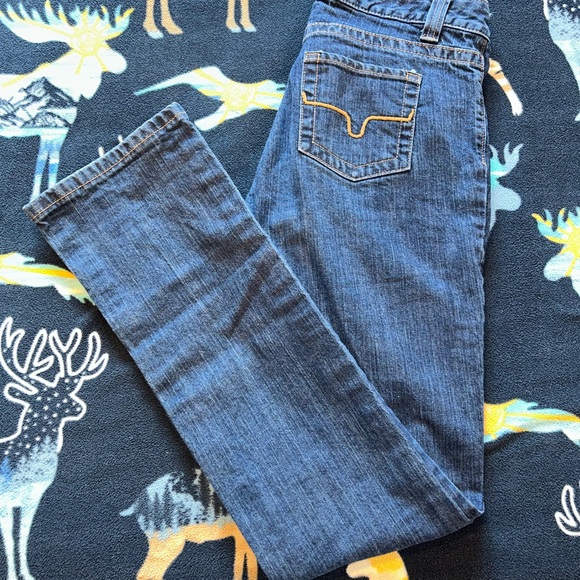Kimes Ranch Women's Straight Leg Jeans in Blue - Picture 1 of 3